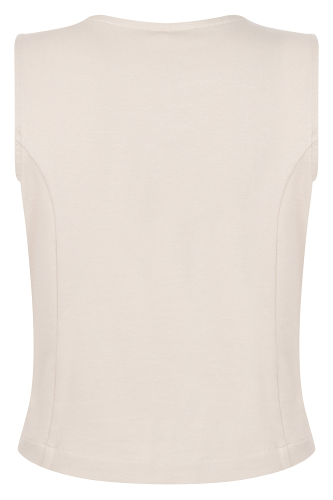 JOY COTTON JERSEY GILETS 251 0007 SAND